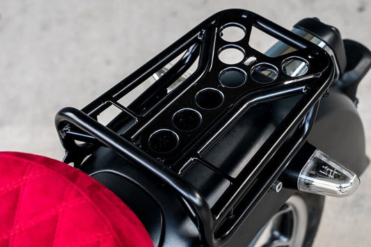 REAR BLACK SEAT BOX BAG RACK LUGGAGE CARRY HONDA SUPER CUB C125 2018-22
