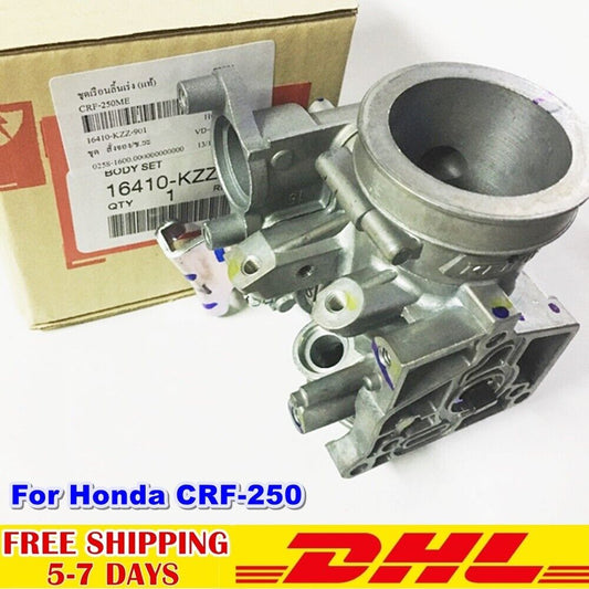38 mm THROTTLE BODY For HONDA CRF250L ASSEMBLY 2018 17-20 16410-KZZ-D21 Aluminum