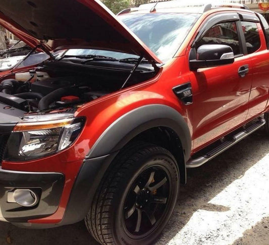 12-14 Ford Ranger Px T6 Matte Black Slim Fender Flares Flare Wheel Arch 6 Inch