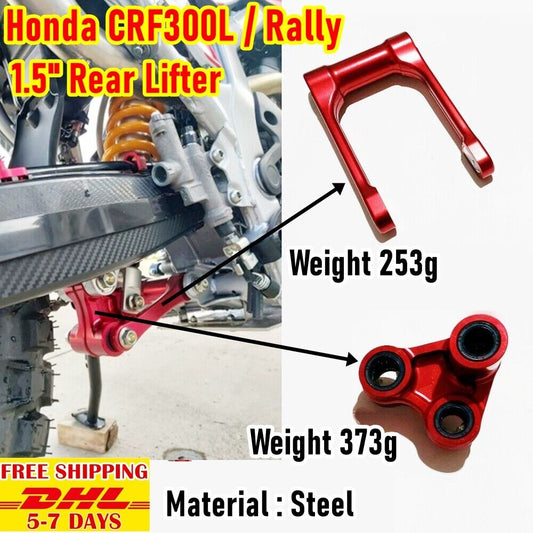 Rear Lifter Lowering & Arm Sub Assy 1.5'' For Honda Crf300 L Rally Aluminum 625g