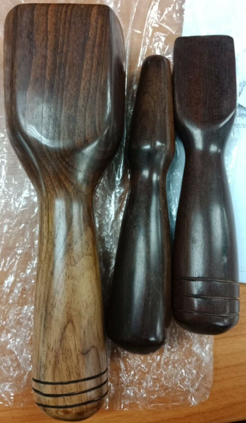 Massage Hammer Stick Tool Relax Therapy Thai Wooden Tok Sen Set