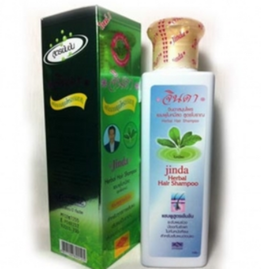 250ml.Jinda Thai Herbal Shampoo Concentrated formula Anti Hair Loss Best Sell