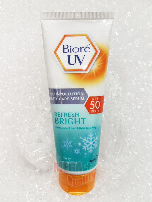 Biore UV Anti-Pollution Body Care Serum Refresh Bright SPF50+ PA+++ 50 ml