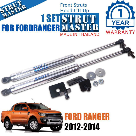 2011 - 2016 Ford Ranger T6 Raptor Front Shock Shocks Hood Bonnet Gas Struts Pair