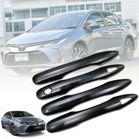 Doors Handle Cover Black For Toyota Corolla Sedan E210 Top Model 2019 2020