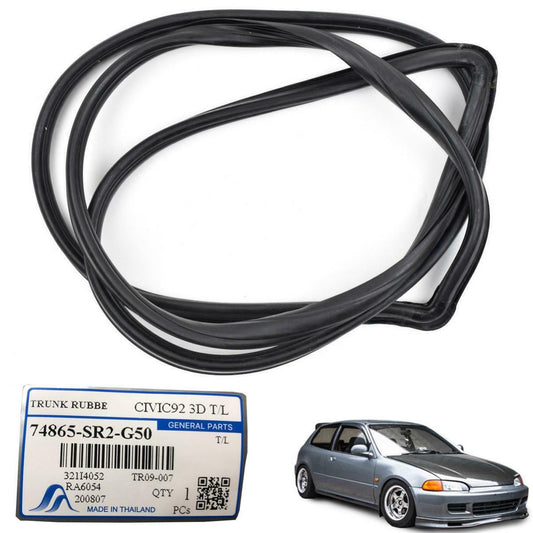 Trunk Luggage Rubber Weatherstrip Seal For Honda Civic Hatchback 3DR 1992-1995