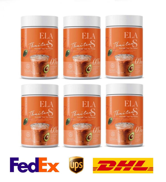 6x ELA S Thai Tea Instant Drink 0% sugar Control Weight fussy hunger Slim Tasty