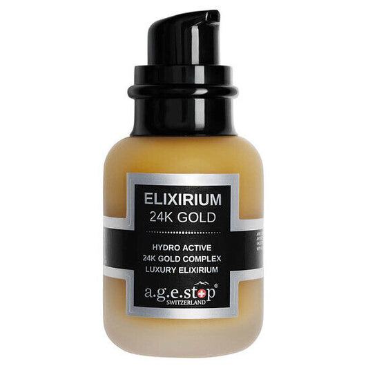 Switzerland a.g.e.stop Elixirium 24K Gold Hydro Active 24K Gold Complex 50ml #tw