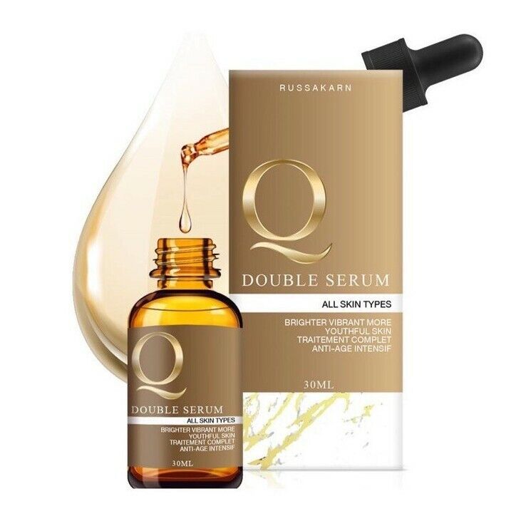 10x Q Double Serum Younger Skin Anti-Aging Brightening Reduce Dark Spot 30 ml