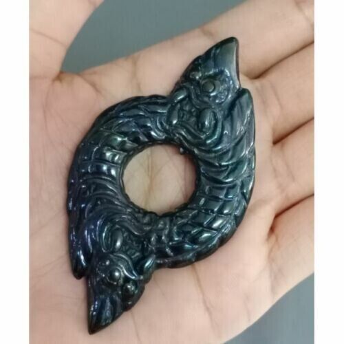 Naga Eat Tail Leklai Ouroboros Talisman Magic Holy Lucky Power Thai Amulet