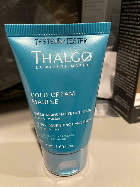 Thalgo Cold Cream Deeply Nourishing Hand Cream 50ml Fast Ship #ibea