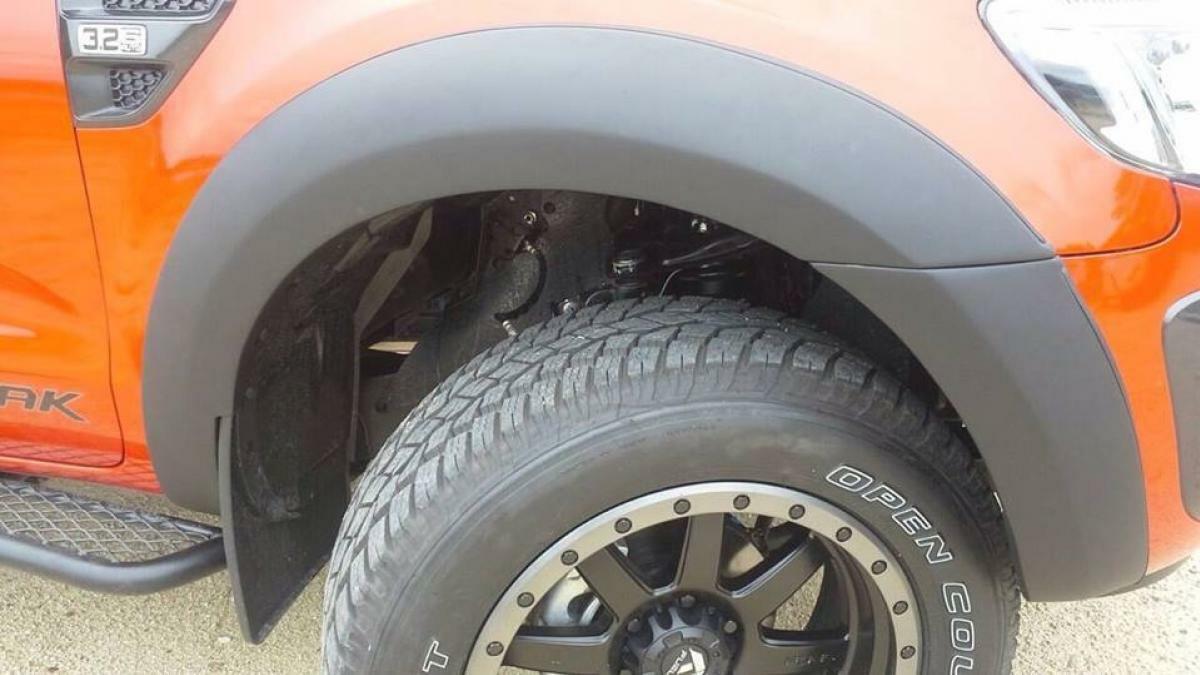 12-14 Ford Ranger Px T6 Matte Black Slim Fender Flares Flare Wheel Arch 6 Inch