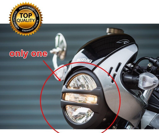 Black Front Headlight Cover Grill MOTOZAAA For Suzuki Sv650x New