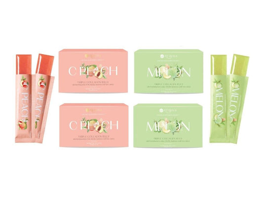4x Rebina Collagen Type II Tripeptide Peptide Vitamin Skin Radiant Antioxidants