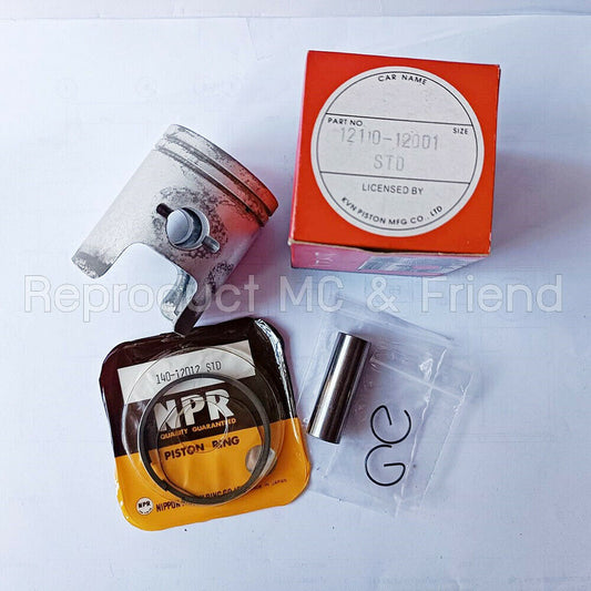 Piston + Ring + Pin Set Size STD (Diameter 50.00mm) Fits Suzuki A100 AS100 AC100