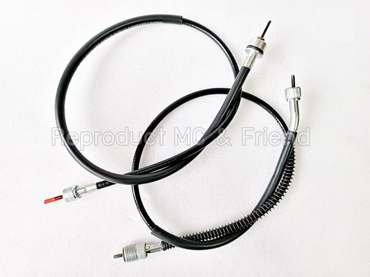 Set 2pcs. : Speedometer Cable + Tachometer Cable For Yamaha DT100 DT100X