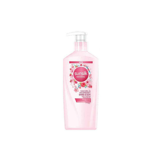 Sunsilk Natural Sakura and Raspberry Shine and Soft Shampoo 450 ml