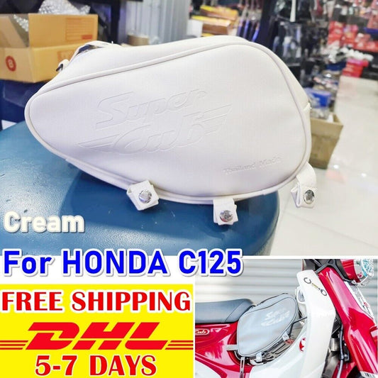 C16 Light Gray Bag Luggage For Honda C125 Cub Super Carry Rack Support Center