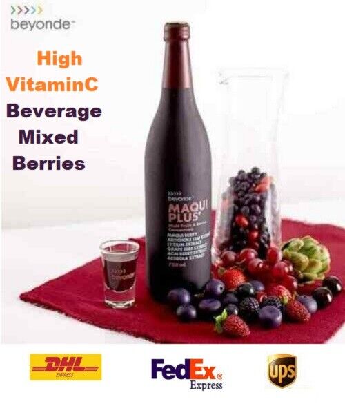 2X 750ml. High Vitamin C Beverage Super Anti-oxidant Multi Fruit Berries Drink