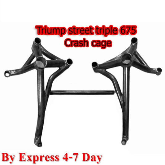 Triump street triple 675 Crash cage Motorcycle Engine Protector Stunt Part Black