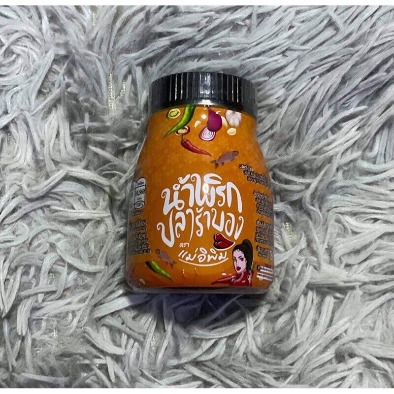 2x Plara Bong Mae E Pim Thai Fermented Pickled Fish Chili Paste Pimrypie 180g