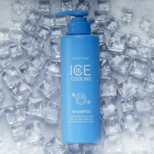 Mistine Ice Cooling Shampoo Nourishment Balance Scalp Active 400 ml.
