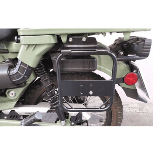 Side Rack Honda CT125 Trail Hunter Saddle Bag Accessories Motorcycle Black Steel