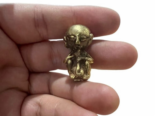 Wealth Magic Kuman Thong Baby Ghost Eat Afterbirth Thai Amulet Statue Powerful