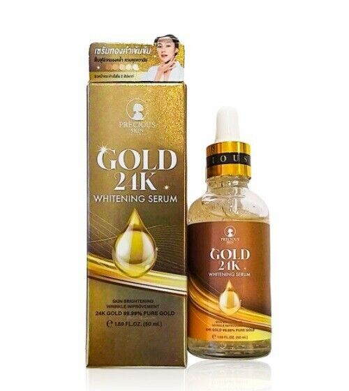 6x Precious Skin 24K Gold Whitening Serum Moisturizing bright dark spots fade