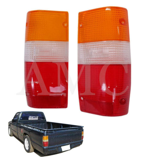 87-94 Mitsubishi Triton Tail Light Rear Lamp Lens Ram50 D50 Me Ute Pickup Pair