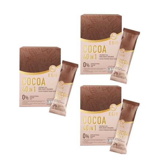 3x Esio CoCoa Powder drink with Collagen Prebiotic delicious mellow 0% Sugar