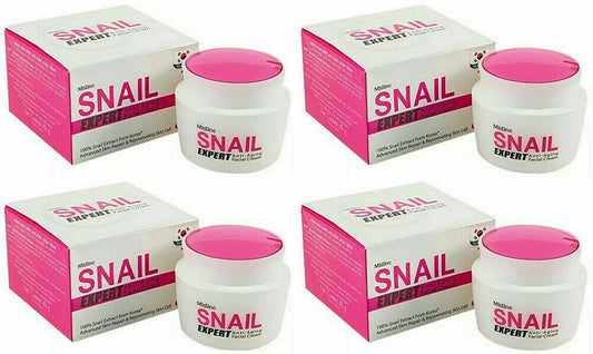 4 x Mistine SNAIL EXPERT Anti-Aging Facial Cream from Korea Snail Extract 40g