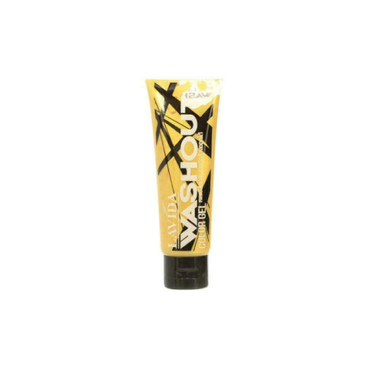 Lavida Washout Color Gel Gold 100 g washed off easily no dry and damaged.