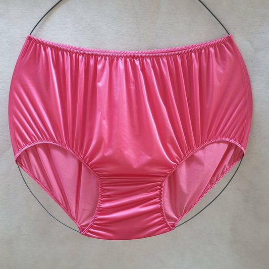 Panties Comfort Breathable 5XL Size Aduit Silk Nylon Underwear Full Cut Gree