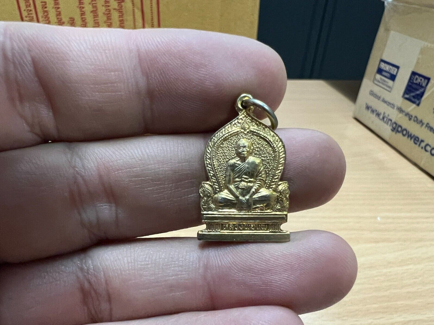 Wat Pikul Thong Spirit LP Nop Monk Jewelry Sing Buri Amulet Heirlooms Artifact