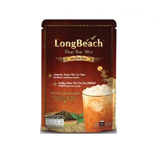 LongBeach Thai Tea, Milk tea, Thai Iced tea Beverage Cafe Thai Restaurant 400g.