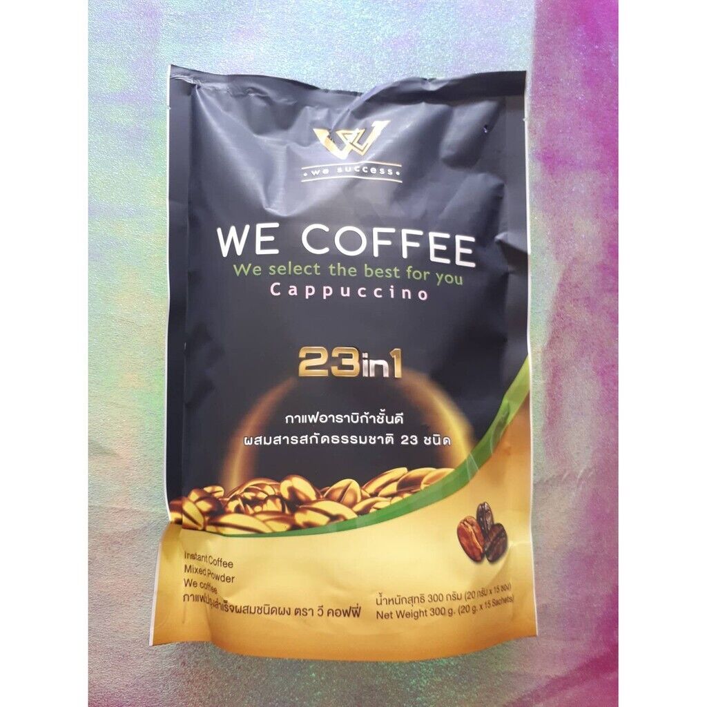 10x WE Coffee Instant Mixed 23in1 Cappuccino Arabica Herbal Healthy We Success