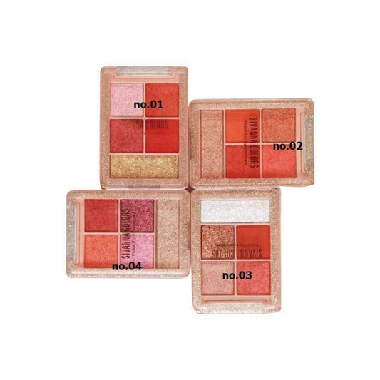 SIVANNA COLORS Peach Pro Eyeshadow Palette HF6031 #02 Long-lasting