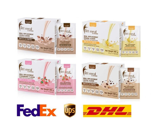 4x GFF Fitt Meal Meal Replacement Drink High Fiber High Protein Plant Vitamins