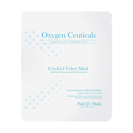 Oxygen Ceuticals Cryogel Velvet Mask 1 box#ibea