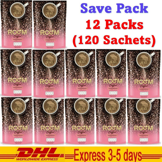 12x Room Arabica Coffee 36IN1 Slim Weight Loss Fit Collagen Vitamins Detox Drink
