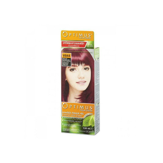OPTIMUS Color Cream Gray Cover V844 Medium Blonde Red Violet Reflect 100 ml