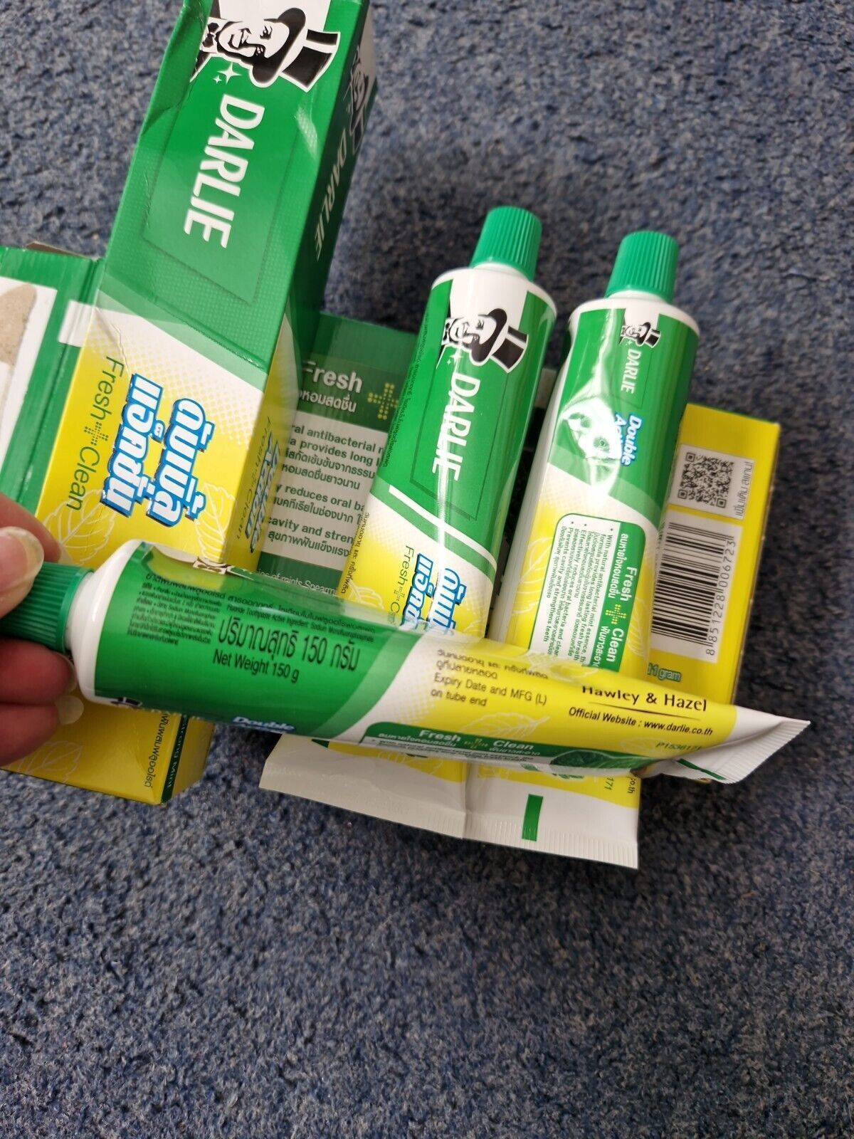 150 g x 4 Darlie Double Action Toothpaste Two Mint Powers