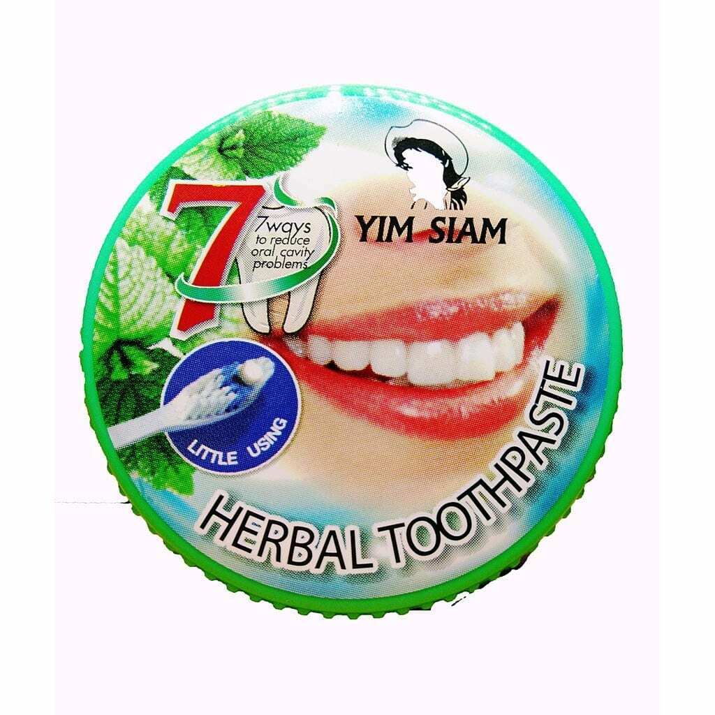 10x Toothpaste Yim Siam Herbal Concentrate Reduce Bad Breath Cigarette Stains