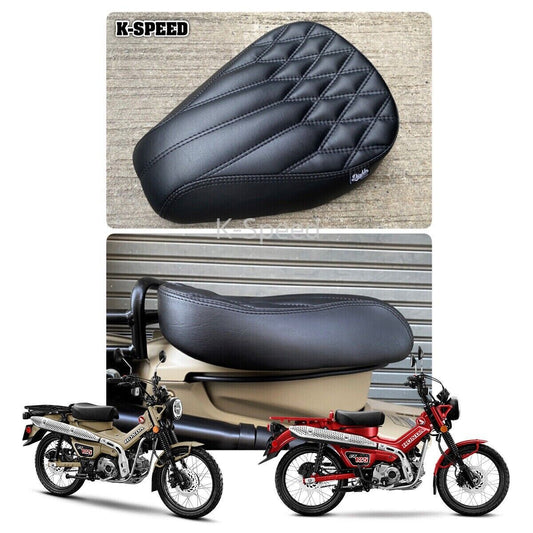 Black Front Seat Driver For Honda CT125 125cc CT 125 Hunter Cub 2020 - 2023