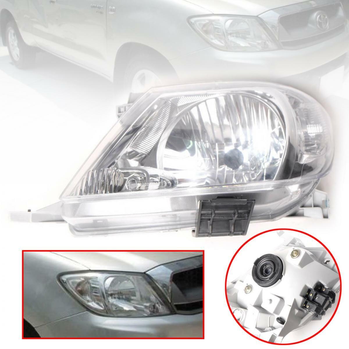 07 08 09 10 2011 Toyota Hilux Vigo Sr5 Mk6 Kun Tng Kdfvtv Head Light Lamp - Left