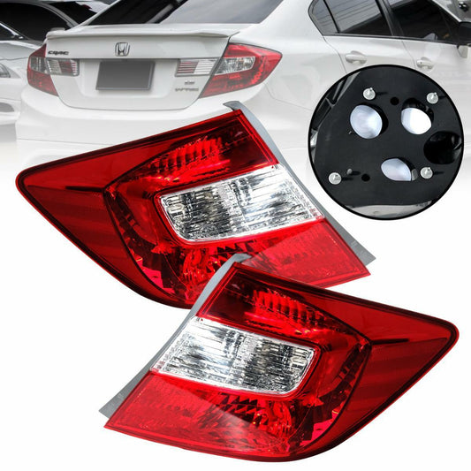 Tail Light Rear Lamp Pair RH LH Fits For Honda Civic FB Sedan 2012 13 14 15