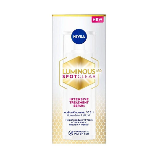 Nivea Luminous 630 Spot Clear Intensive Treatment Serum Reduce Dark Spots 30ml