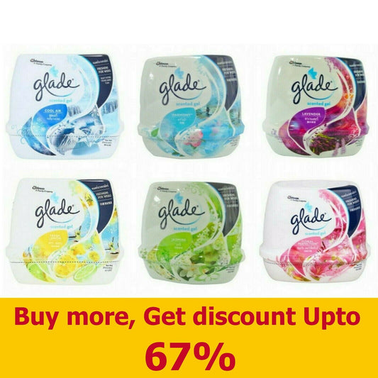 180g Decor Glade Scented Gel Air Freshener Home Decoration Fragrances Toilet