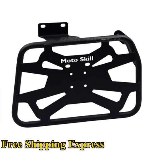 Side Rack Honda CT125 Trail Hunter Cub Accessories Motorcycle Black Luggage New